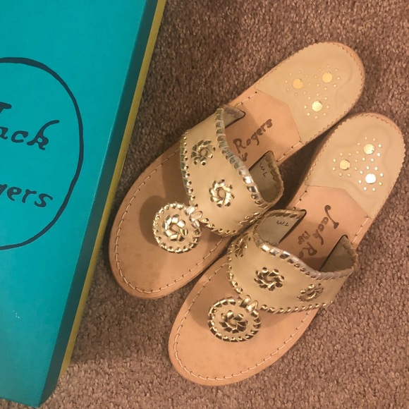Jack Rogers Shoes - Jack Rogers Gold Hampton’s